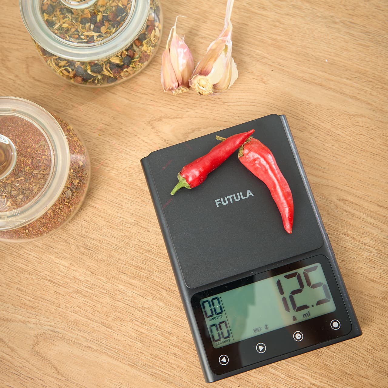 Futula Kitchen Scale 3 способны измерять вес до 5 килограммов с точностью до 1 грамма