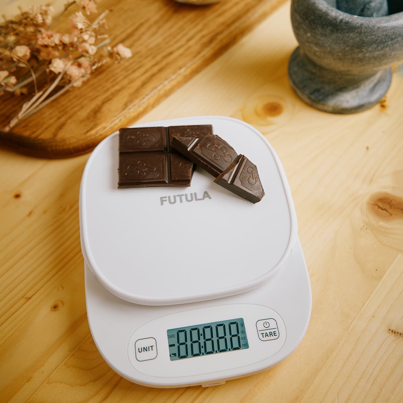 Futula Kitchen Scale 4 способны измерять вес до 5 килограммов с точностью до 0,1 грамма